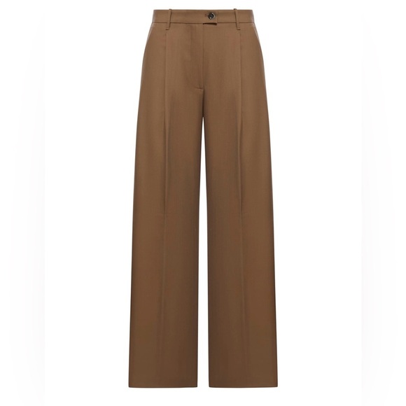 NINE IN THE MORNING Alice In Sigaro Linen Blend Relaxed high waist trousers 26 - Picture 1 of 11